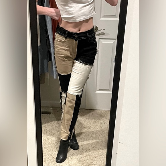 NWT Patchwork Boyfriend Jean (27-28/Small) - Picture 6 of 8